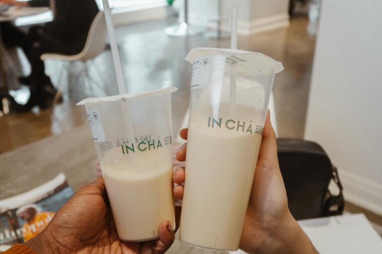 New INCHÁ Boba Shop Serves Strong Tea in a Beautiful Space