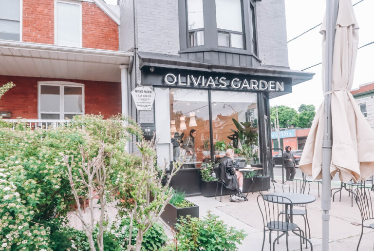 Olivia’s Garden is a Floral Cafe in Toronto that Serves Pink Lattes & Cherry Blossom Matcha