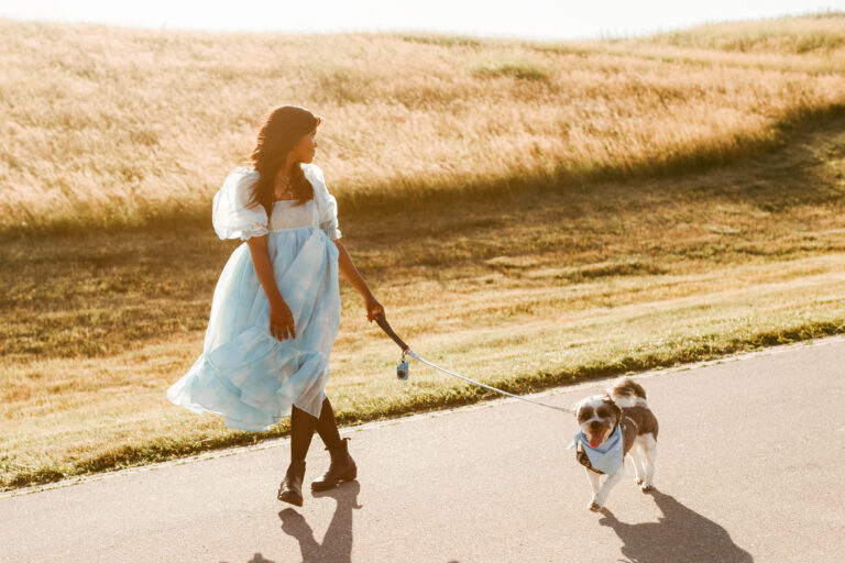 I Hired a Toronto Dog Photographer for A Summer Fairycore Photoshoot